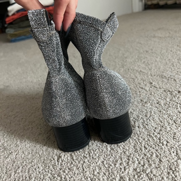 Zara Sparkly Booties Heels - Picture 8 of 9